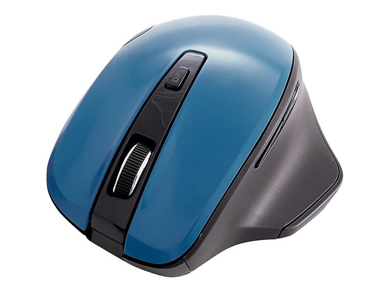 Verbatim 2.4G Wireless Ergonomic LED Silent Mouse - Noiseless and Silent Click Computer Mouse with Nano Receiver for Mac and PC - Graphite - Image 2